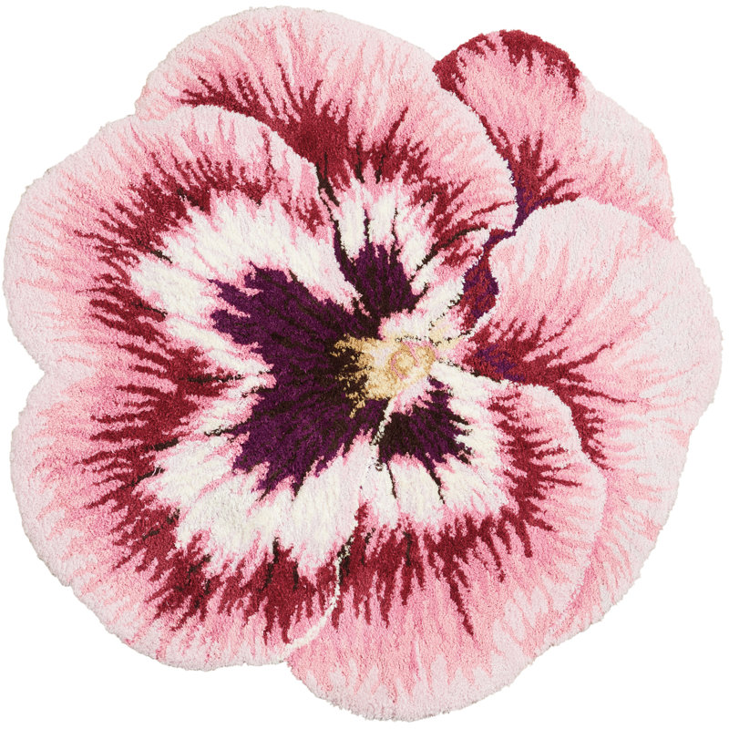 Wendover Floral Indoor Rug, Round 4' x 4'