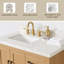 Ensemble de meuble-lavabo simple 36 po avec lavabo encastré en céramique Vivian-197356246-197356247