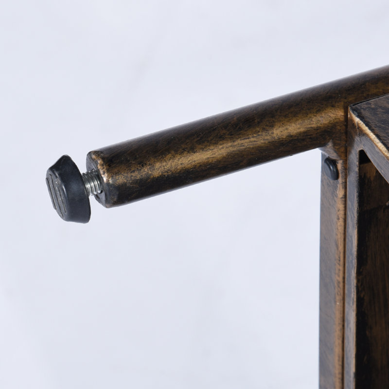 Lugo 45cm W Steel Bedside Table