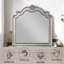 Miroir à finition champagne antique