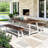 Eulene Rectangular 4 - Person 71" Long Dining Set-28987196
