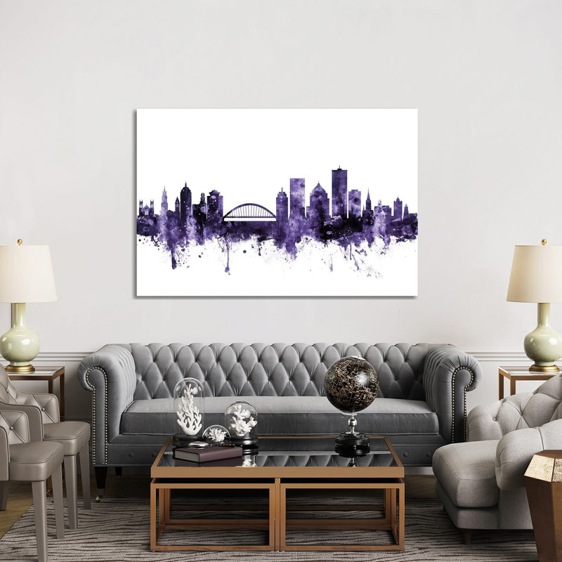 Rochester, New York Skyline by Michael Tompsett - Wrapped Canvas Print, 152.5 cm H x 101.5 cm W