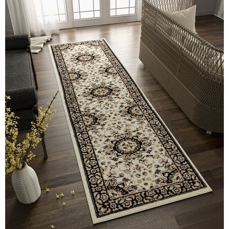 Tapis modernes Bev-26 pour le salon, Tapis de couloir 2 pi x 8 pi