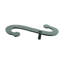 Shutter Dog Scroll Hand Forged Iron Masonry Single