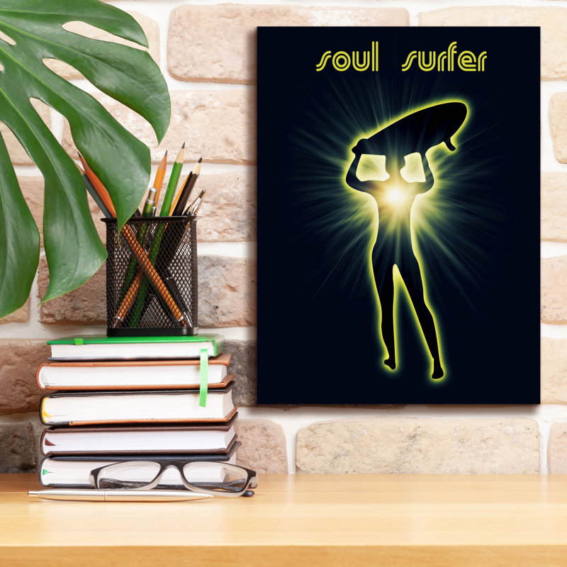 «Soul Surfer 2» par Mark Ashkenazi, art mural sur toile, H 16 po x l 12 po x P 0,75 po