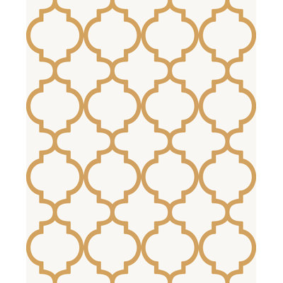 Graham & Brown Trellia Orange Wallpaper