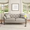 Audio 88" Rolled Arm Sofa with Reversible Cushions