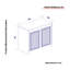 Buffet de 35,4 po de largeur