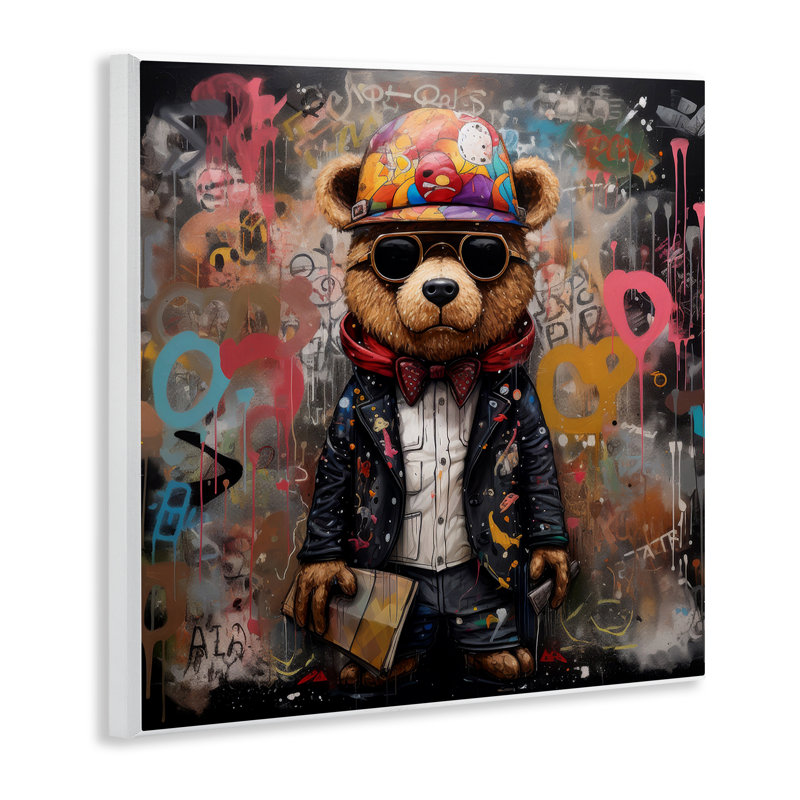 "Urban Graffiti Bear" par Lazar Studio