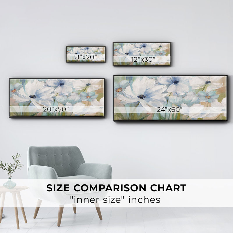 Spring Day- Framed Canvas, 8" H x 20" W