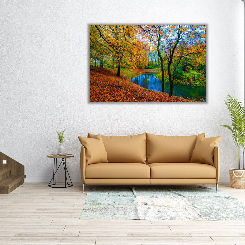 Ruisseau d'automne, H 20 po x l 30 po