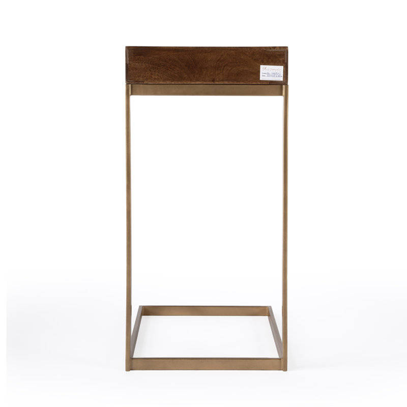 Alec 1 Drawer C Shaped End Table