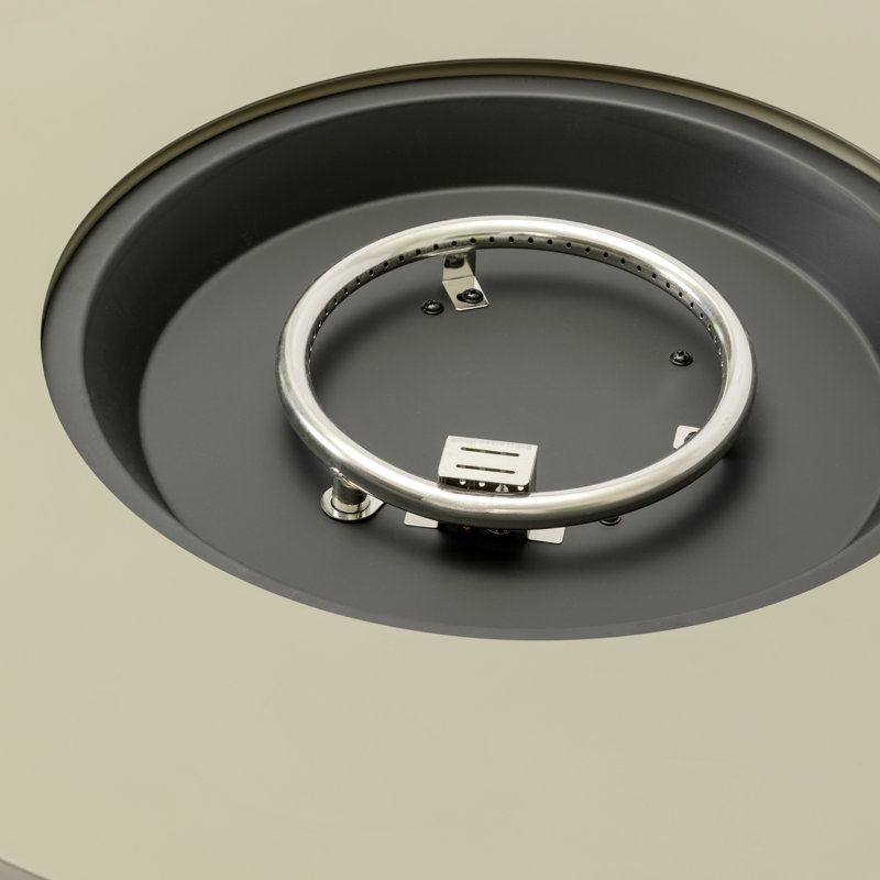 36_Inch Round Iron Fire Pit Table