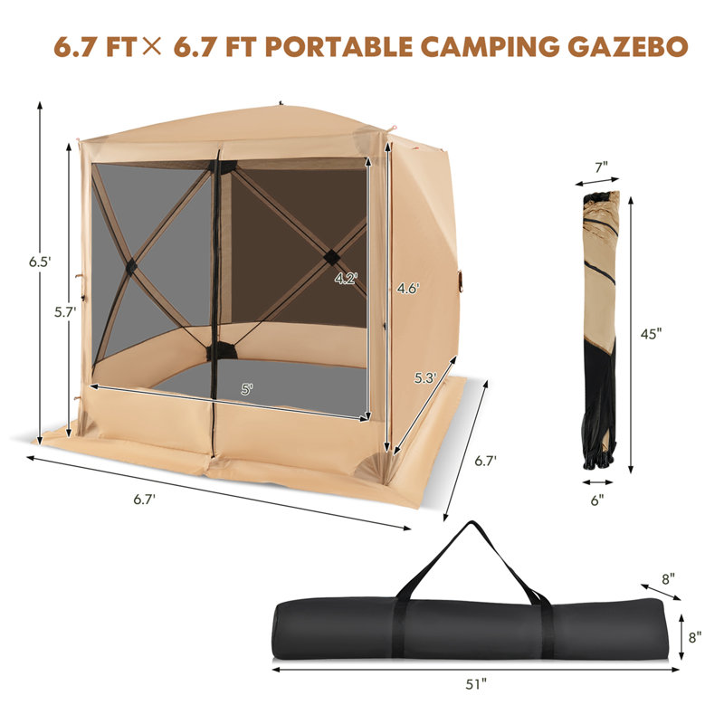 78 Ft. W x 80.4 Ft. D Pop-Up Canopy