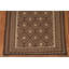 Tapis tribal brun Kilim 5 x 8