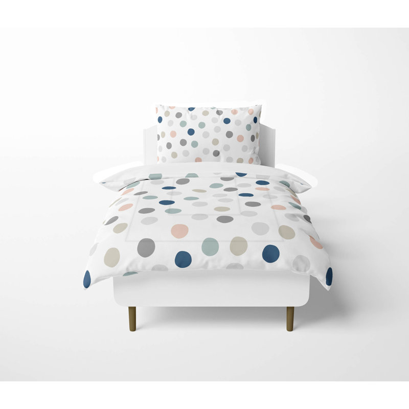 Always Polka Decorative Lightweight Comforter Set, Pink Polka Dots