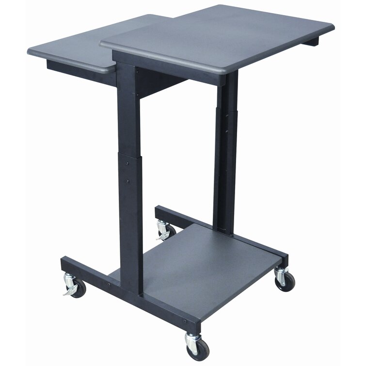 Luxor Three Shelf Adjustable Stand Up Workstation