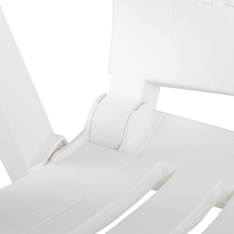 Isabela Plastic / Resin Folding Chair Set, White