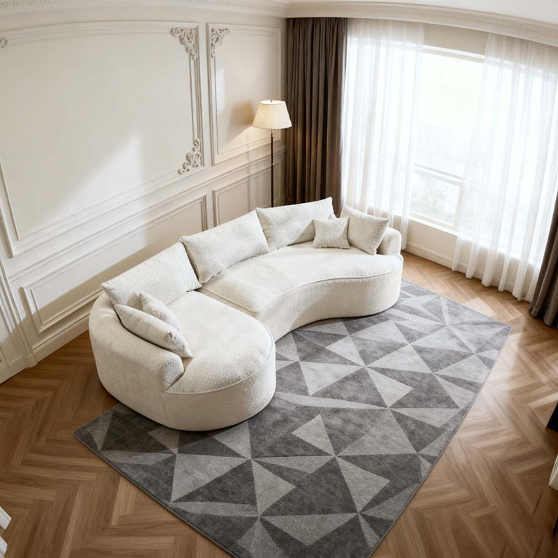 Canapé 124,5 po, Blanc