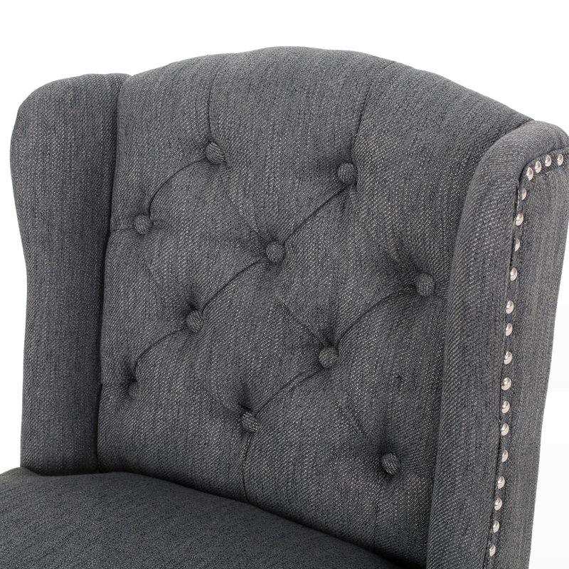 Tabouret de comptoir Vienna, Gris anthracite