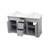 60'' Double Bathroom Vanity with Marble Top-1233595873