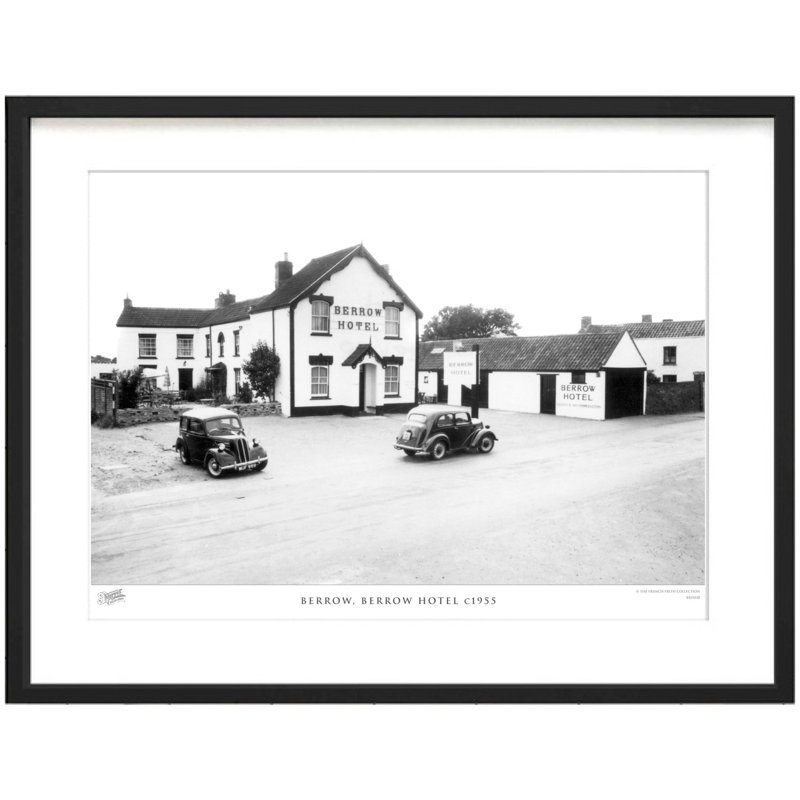 Berrow, Berrow Hotel C1955 - Single Picture Frame Print, 40cm H x 50cm W x 2.3cm D