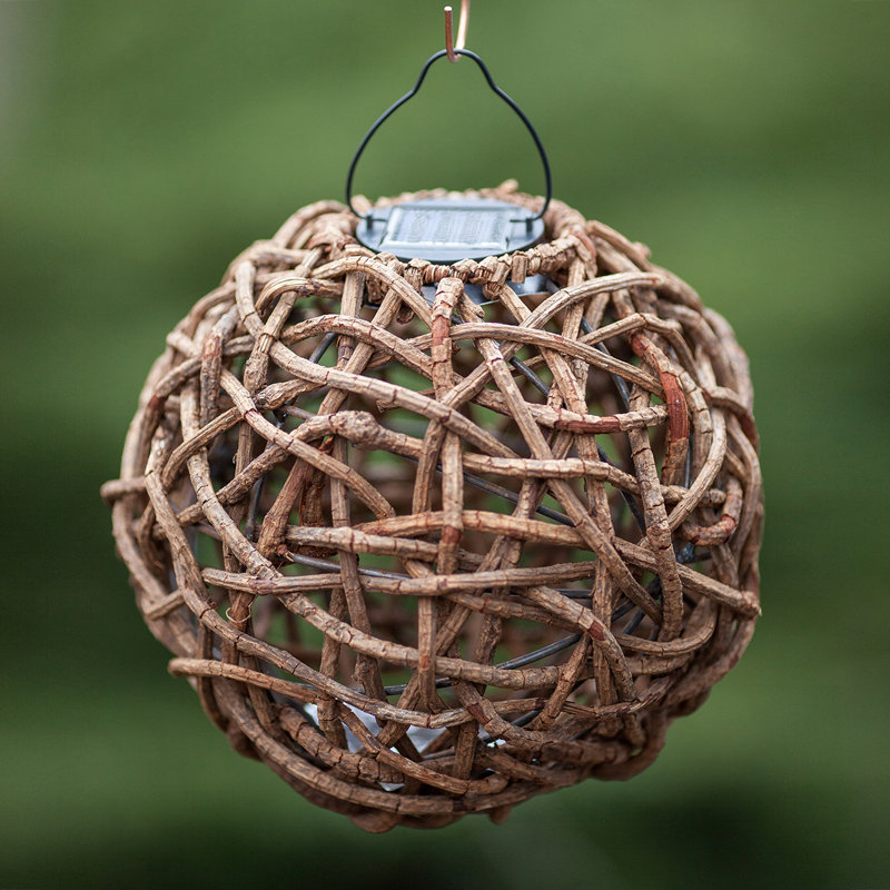 10'' Battery Powered Integrated LED Outdoor Hanging Light
