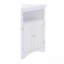 Buffet d'armoire de rangement autoportant pour coin de salle de bain avec portes et tablettes, pour la cuisine et le salon