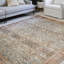 Pratt Oriental Area Rug in Ocean/Rust-1862036386