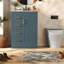 Meuble-lavabo bleu (doit inclure le meuble-lavabo et le lavabo) 24 po Modern