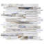 Matchstix 11x11 Brick Polished Glass Mosaic Tile-731717584