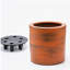 Pot à fleurs en plastique peint 7,8 po