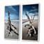 «Beach Driftwood Photo», 2 pièces sur toile-1227393731-1227393732