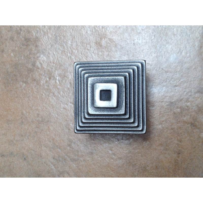 Modern Forms Square Knob, Satin