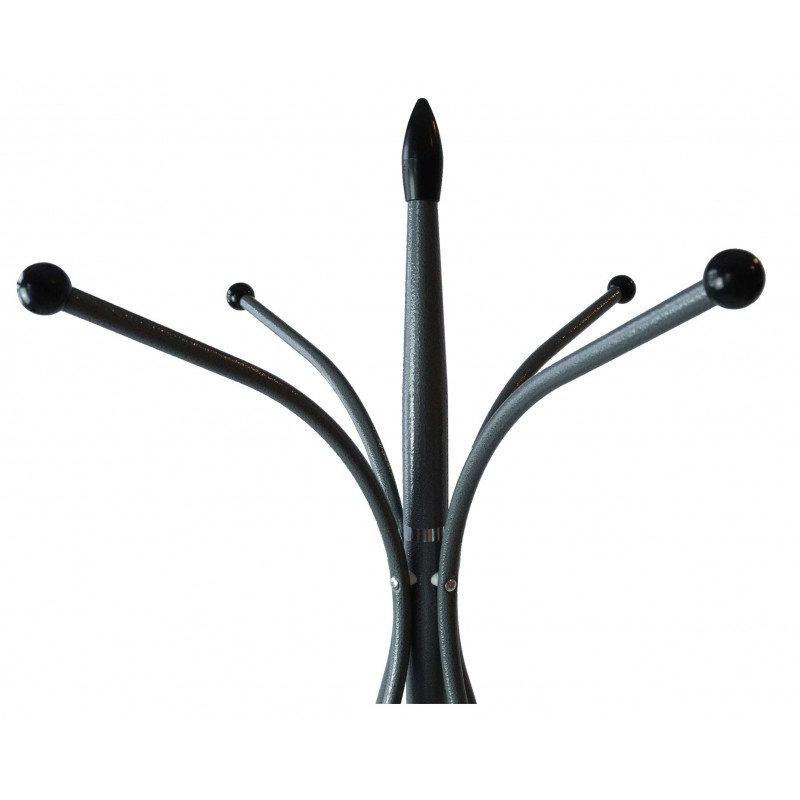 Babatunde 8 - Hook Coat Rack, Grey