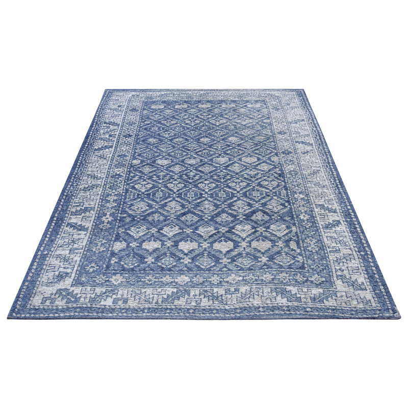Catania Blue Rug, Rectangular 200 x 285cm
