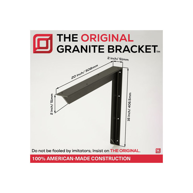 Support utilitaire robuste 12 x 12, H 16 po x l 2 po x P 12 po