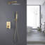 Robinet de douche mural avec valve brute-70487893
