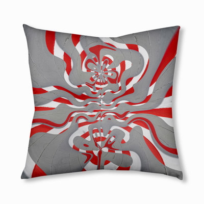 Abstract Reversible Throw Pillow