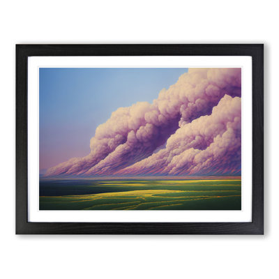 Striking Cloudy Sky - Framed Print