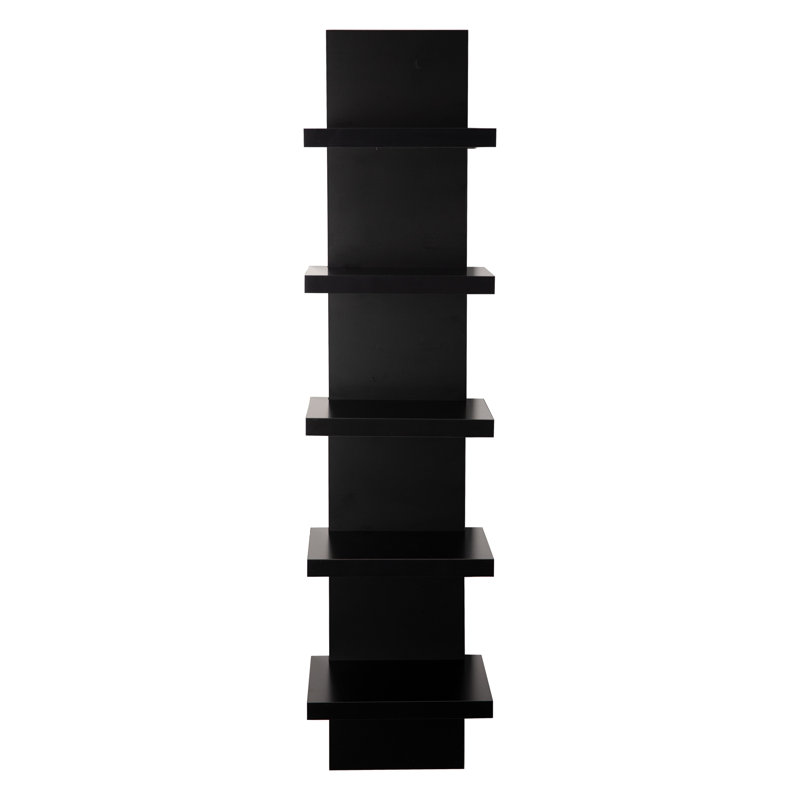 5-tier Wall Shelf, Black
