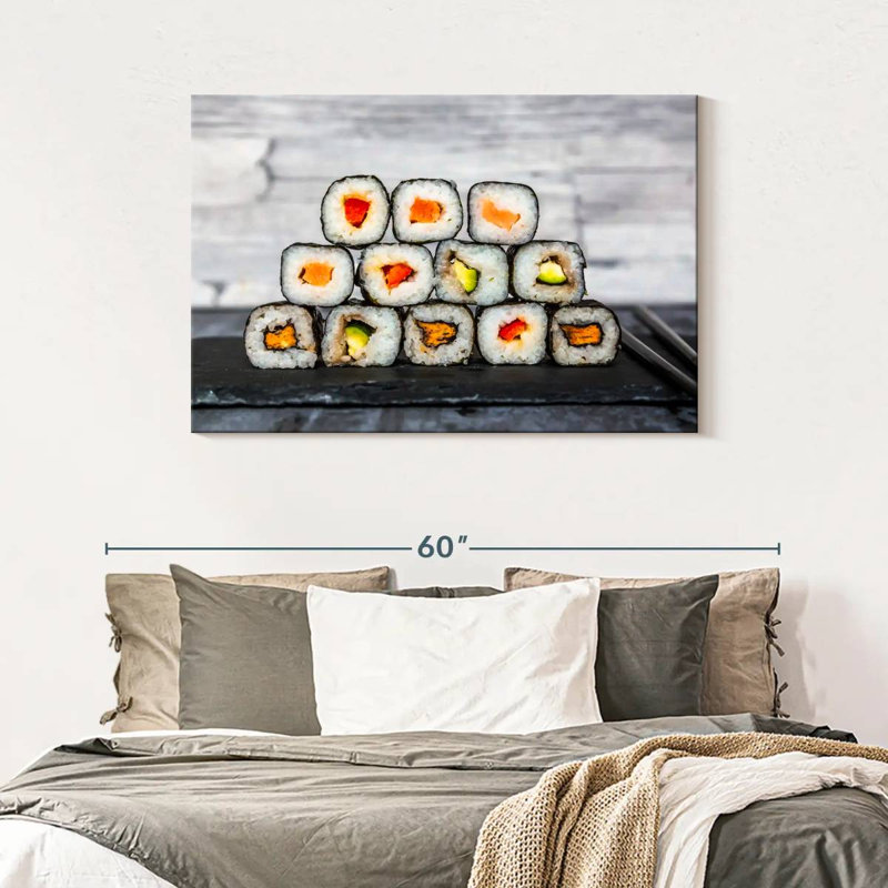 Yarlin, tranches de sushi, H 30 po x l 45 po