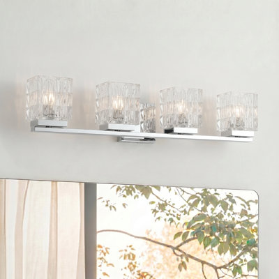 Estelle 4-Light Polished Chrome Vanity Light