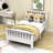 Domonick Wooden Platform Bed with Headboard-723983690-723983692