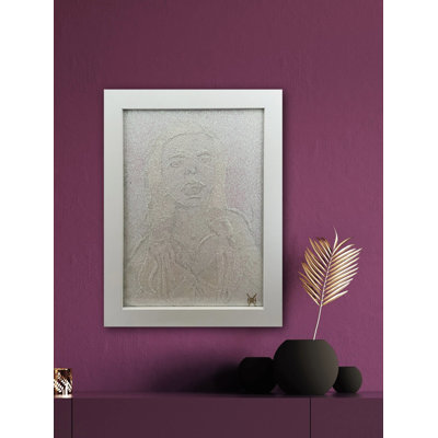 My Wish To Be A Wallflower - Single Picture Frame Painting on Canvas
