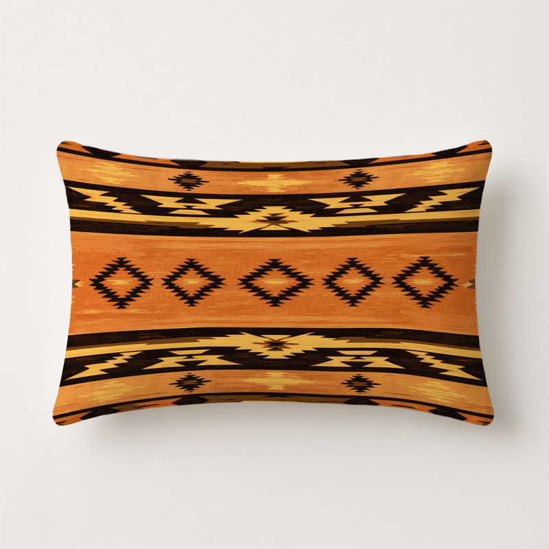 Nomad’S Trail Indoor And Outdoor Throw Pillow, Rectangle 14"H x 20"W