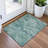 Machine Washable Indoor/Outdoor Xhevrie Teal Rug-112122796