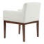 Chaises de salle à manger robustes, pieds en bois rembourrés, ensemble de cuisine moderne