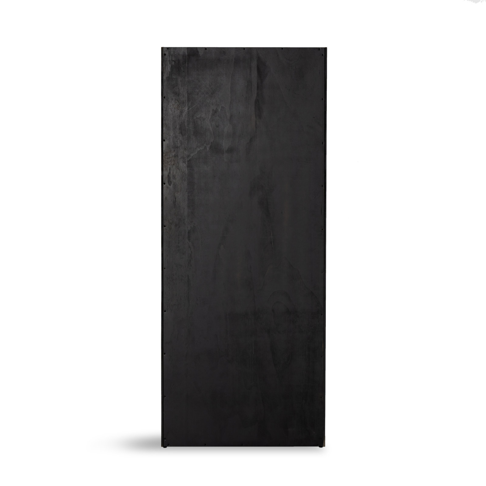 Macneil 84" H 4-Shelf Oak Bookcase, Brushed Ebony