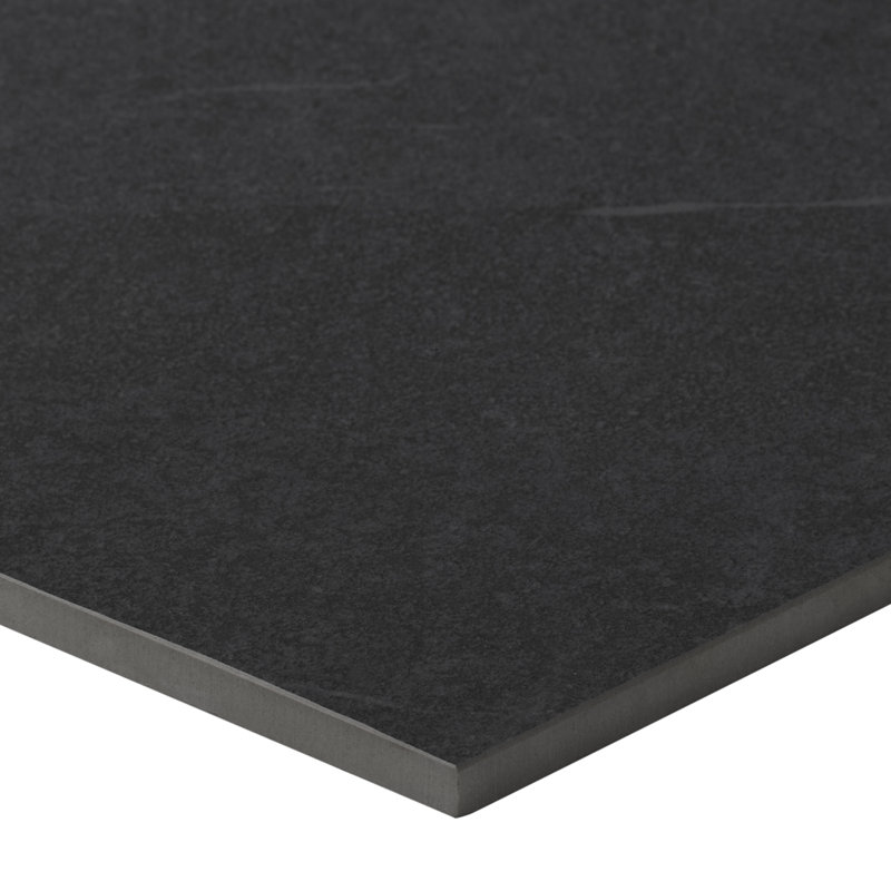 Fordham 12x24 Matte Porcelain Stone Look Floor and Wall Tile, Black